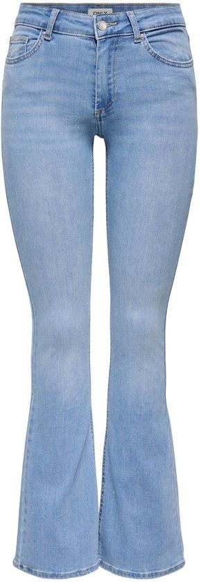 ONLY ONLBLUSH MID FLARED DNM TAI467 - Women's Jeans - Light Blue - W30 X L30