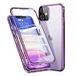 Icecat Coque Magnétique iPhone 11 avec Verre Trempé - Violet