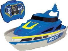 Dickie Toys - RC politieboot - op afstand bestuurde speelgoedboot in politie-design vanaf 6 jaar, schip met afstandsbediening en batterijen voor kinderen en volwassenen