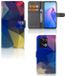 B2Ctelecom Book Case voor OPPO Reno8 Pro Book Case Polygon Dark