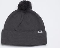 Pacific Headwear 641K Pom-Pom Cuff Beanie - Graphite - OSFM