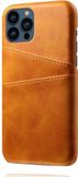Casecentive Leren Wallet Back case - hoesje - cover - iPhone 13 Pro - tan