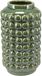 Home & Styling Vaas Bubbels - keramiek - olijfgroen - D15 x H27 cm