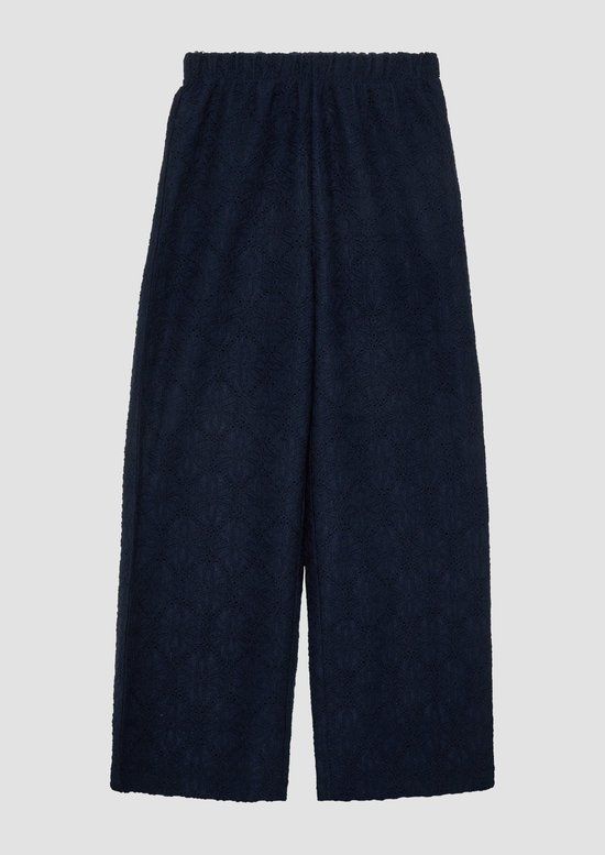 s.Oliver casual broek donkerblauw Meisjes Polyester Effen - maat 164