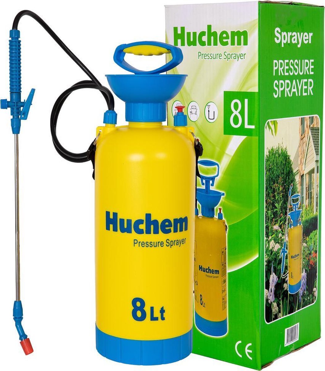 Huchem Drukspuit - Budget - 8 Liter - vernevelaar