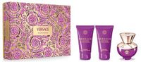 Versace Dylan Purple pour Femme Giftset - 50 ml Eau de Parfum Spray + 50 ml Showergel + 50 ml Bodylotion