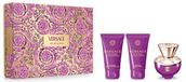 Versace Dylan Purple pour Femme Giftset - 50 ml Eau de Parfum Spray + 50 ml Showergel + 50 ml Bodylotion
