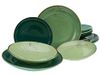 CreaTable 33322 Nature Collection Green Life 12-delige serviesset