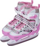 Apollo Verstelbare Kunstschaatsen Ice Skates X-Pro - Kinderen - Unisex - Maat 31-34 - Roze/Wit