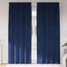 vidaXL Rideaux 2 pcs bleu foncé 140 x 225 cm velours