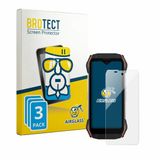 BROTECT Screenprotector 3 Stuks voor Blackview N6000 Beschermglas transparant