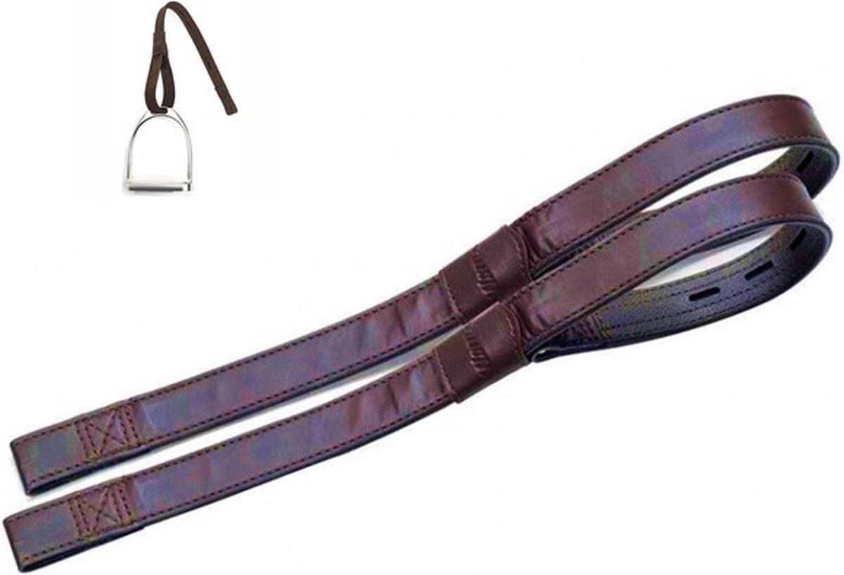 WINTEC webbers beugelriemen bruin 70cm