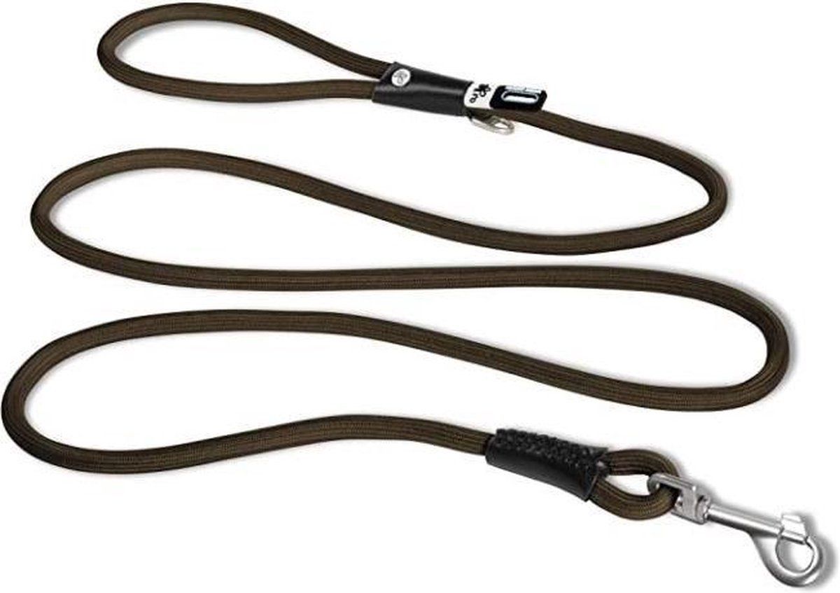 Curli Hondenlijn Stretch Comfort Leash - 1x180 Cm - Nylon - Bruin