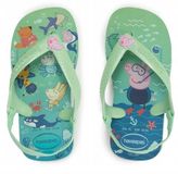 Havaianas Peppa Pig Teenslippers Groen Kinderen Maat 21