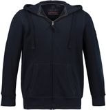JAY-PI - Heren - Hoodie-jack sweat - Donkermarine - Maat 4XL