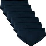 CALIDA Slip MEN BRIEF NATURAL BENEFIT Set van 6 Donkerblauw Katoen met Elastaan Effen Mannen L