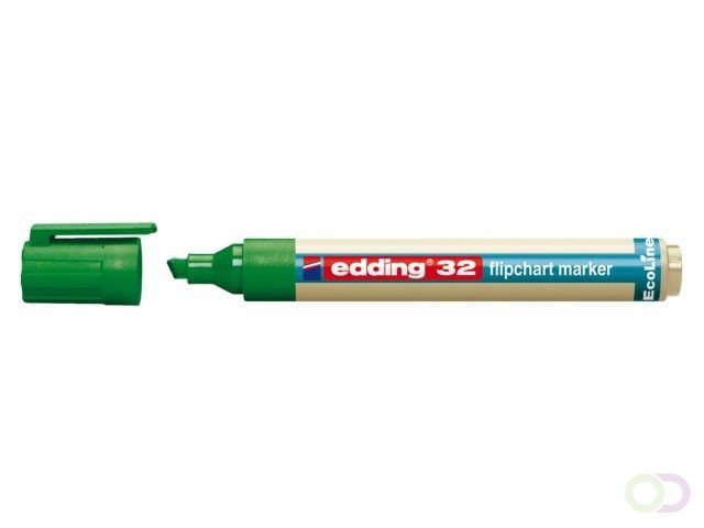 Edding Viltstift 32 Eco Flipover Beitel 1-5mm Groen