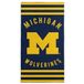 NCAA Michigan Wolverines strandlaken, blauw, 30 x 60 cm