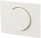 Berker k1 centraalplaat met knop voor dimmer - polaire wit