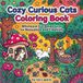 Cozy Curious Cats Coloring Book