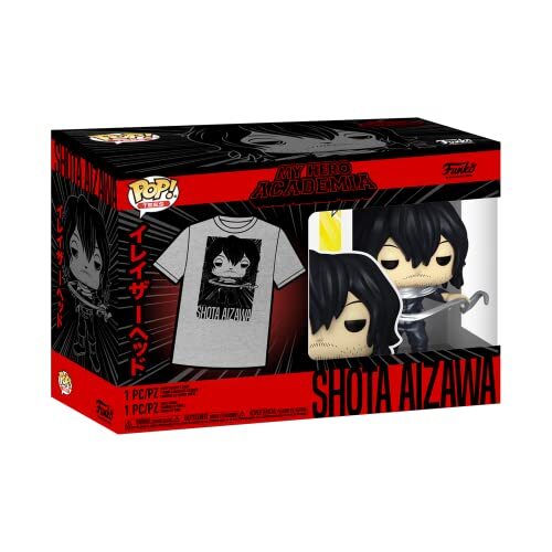 Funko 63395 POP & TEE: My Hero Academia - Shota Aizawa- XL