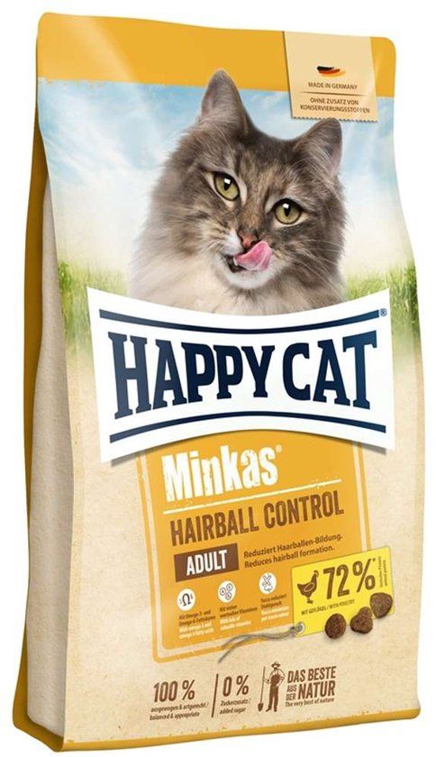 Happy Cat Minkas Adult Hairball Control Gevogelte - 1,5 kg