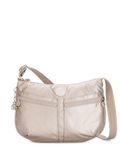 Kipling IZELLAH Middelgrote schoudertas, Metallic Glow (Zilver)