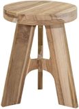 Mega Collections Zitkrukje Decowood Lichtbruin FSC Hout D30 x H40 cm