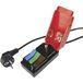 Cliff CL1860 meetadapter, schuine stekker + beschermend contact, snelle verbinding