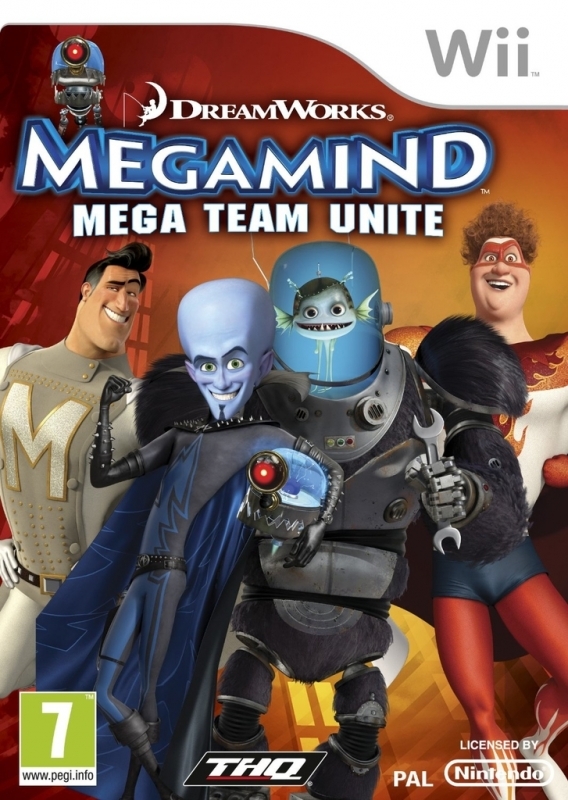 THQ Megamind Mega Team Unite Nintendo Wii