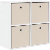 vidaXL Dressoir Wit