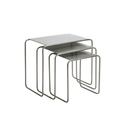 Madam Stoltz bijzettafel (set van 3) metaal