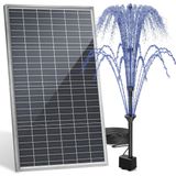 Fontaine solaire - 20 W - Pour extérieur - Fontaine pour bain d'oiseaux - Jeu d'eau bricolage