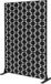 ML-Design Milano Paravent 3 pièces 120x180cm Noir Acier