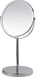 Versa Vergrotende Spiegel – 7x Compact Staand – Make-up Spiegel – 18,5 cm – Metaal – Zilver