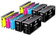 Cartouches d'encre Multipack - Compatible avec HP 950/951 - 10 pièces