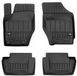 Frogum - No.77 - Tapis de sol 3D - Convient pour CITROEN C4 I (2004-2010) - 4 pièces - Caoutchouc TPE - Noir