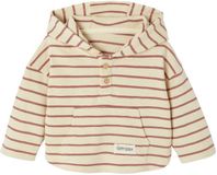 Vertbaudet Gestreept T-shirt met capuchon jongensbaby