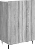 vidaXL Dressoir Grijs Sonoma 66 x 34,5 x 92 cm Bewerkt Hout