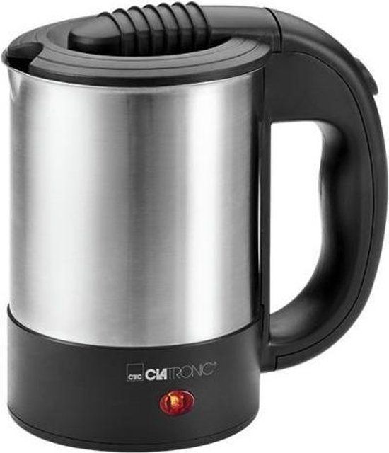 Clatronic WKR 3624 Reiswaterkoker - 0.5L - Zwart/Roestvrijstaal