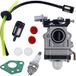 Carburateur Débroussailleuse 52cc 49cc 43cc – Kit Complet Avec Joint, Bougie, Filtre À Essence – Optimise Combustion Et Économie Carburant