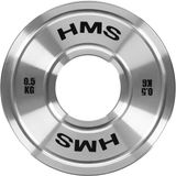 HMS TOS Olympisch Stalen Schijf - 0.5 KG - Gekalibreerd - Chroom