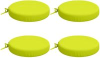 vidaXL - 4-Piece - Coussin de siège - SOEST - 4 - pcs - 100% - Polyester - Vert clair