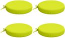 vidaXL - 4-Piece - Coussin de siège - SOEST - 4 - pcs - 100% - Polyester - Vert clair