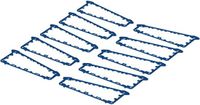 Bopla AT-IP 2385 DI Design-afdichting TPE Blauw 1 stuk(s)