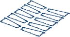 Bopla AT-IP 2385 DI Design-afdichting TPE Blauw 1 stuk(s)