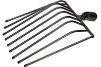 KOTARBAU® Fork 9 tanden hooivork mistvork tuinvork schopvork voor tuin en landbouw