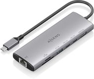 AISENS ASUC-7P032-GR laptop dock & poortreplicator Bedraad USB 3.2 Gen 1 (3.1 Gen 1) Type-C Grijs