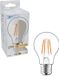 Shada LED Lamp E27 - Helder glas - Warm wit licht - 470 lm