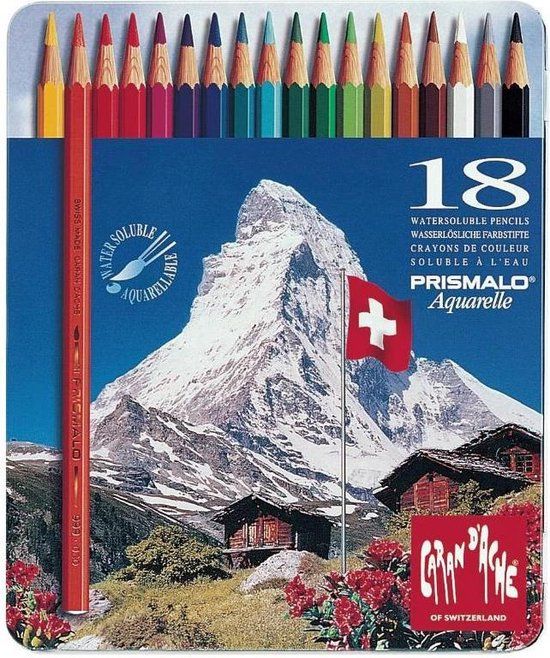 Caran d'Ache Prismalo Kleurpotloden 18 stuks Meerkleurig